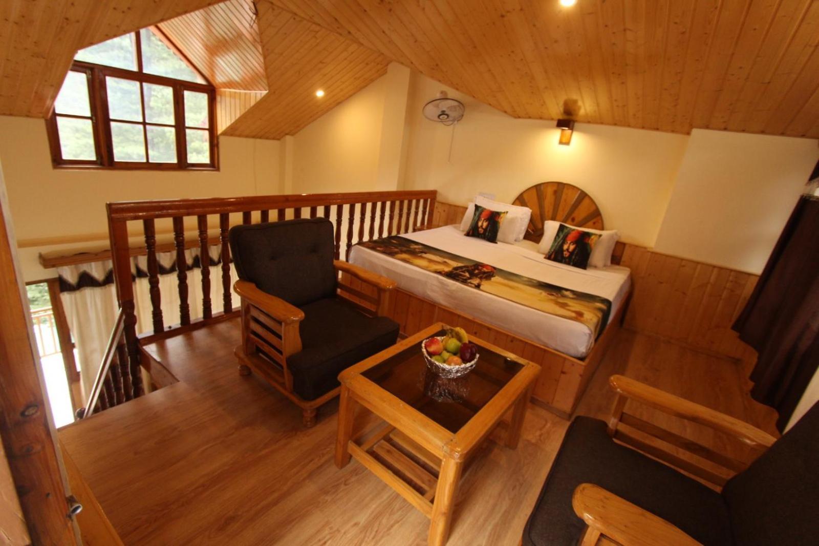 Hotel Purnima Riverside Kasol Exteriör bild