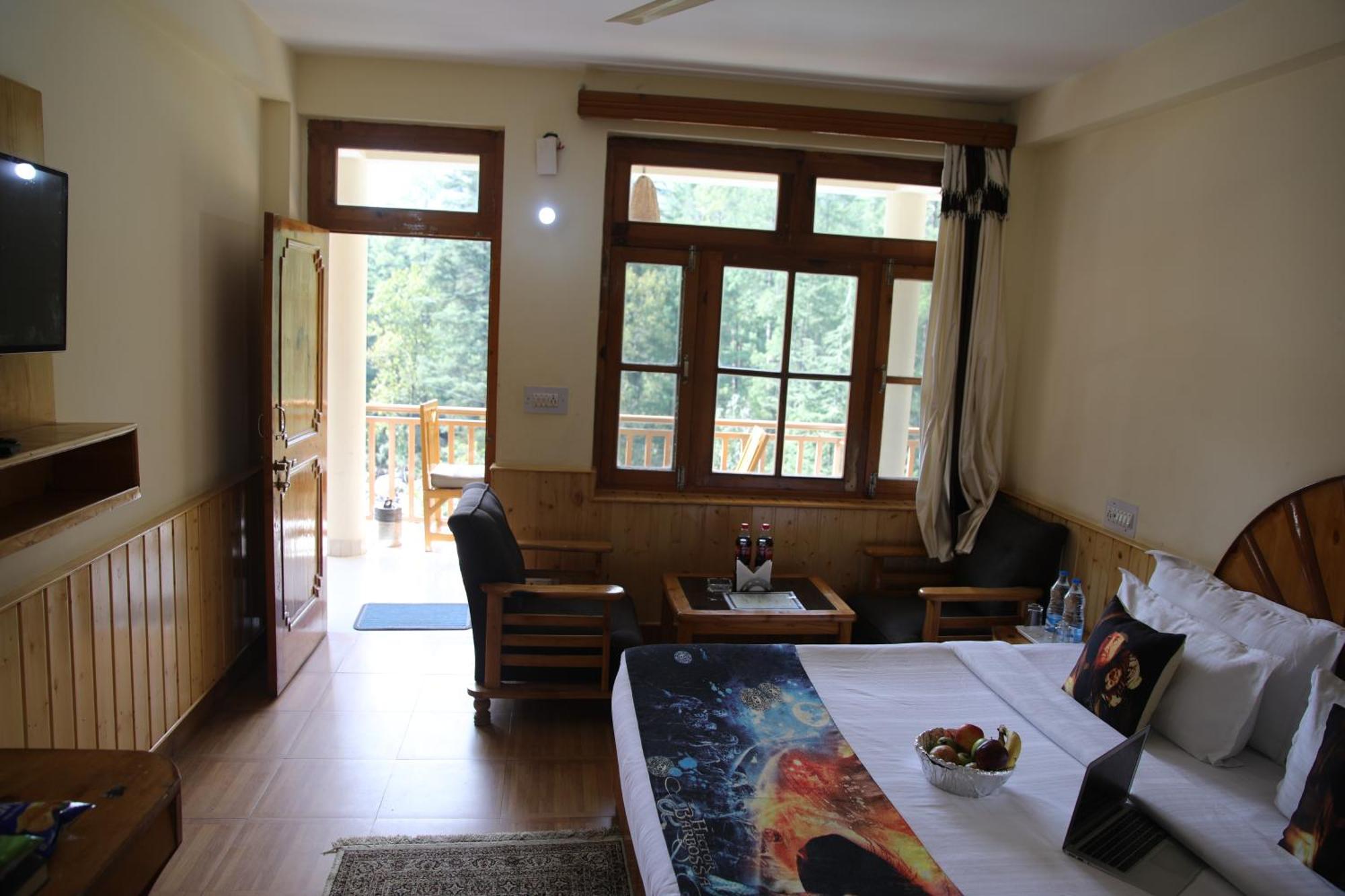 Hotel Purnima Riverside Kasol Exteriör bild